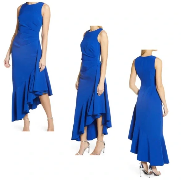 sachin and babi light blue dress The Best Fall Wedding Guest Dresses & Outfits of 2023